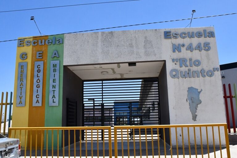 En febrero de este año implementarán el turno mañana en la Escuela Nº445 ‘Rio Quinto’
