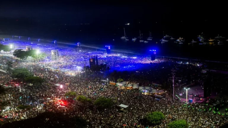 Un millón y medio de personas vieron a Madonna en la playa de Copacabana
